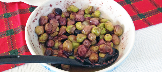 オリーブの炒め物（オリーブの収穫と渋抜き-3）